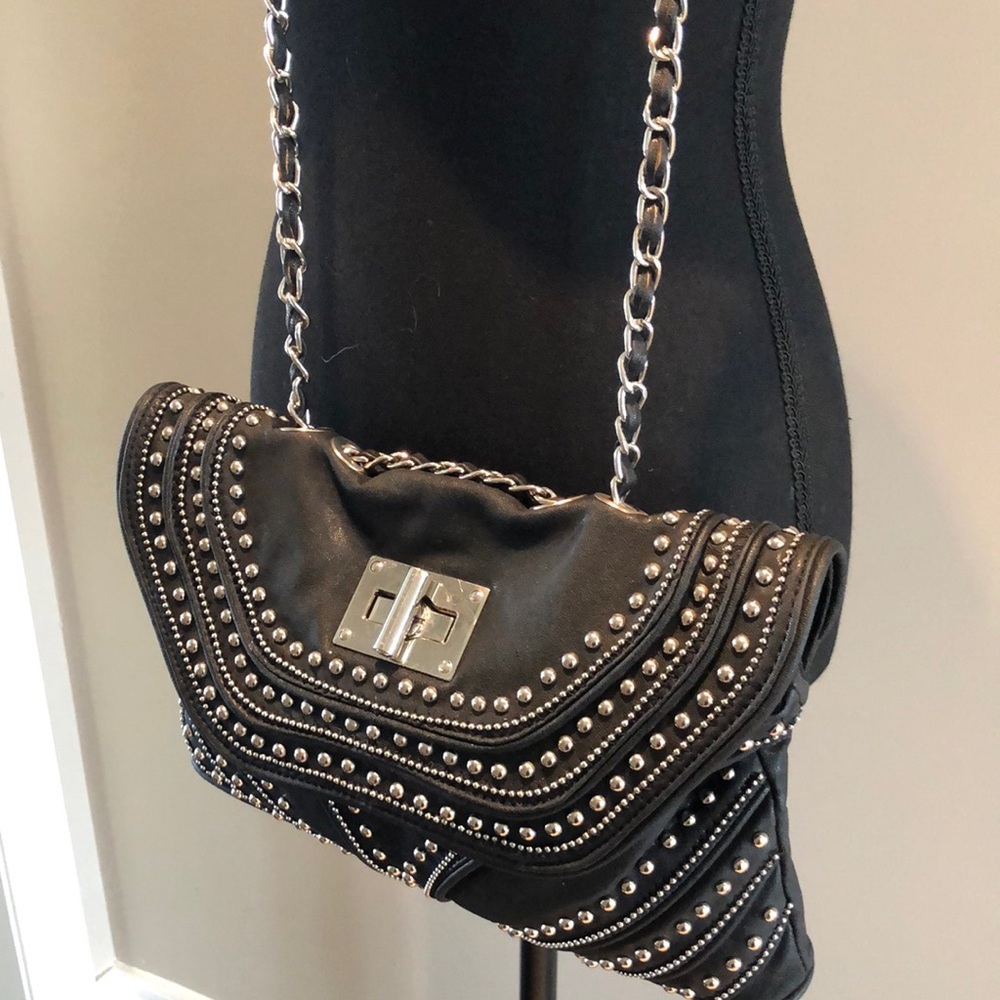Crossbody! Studded! Black